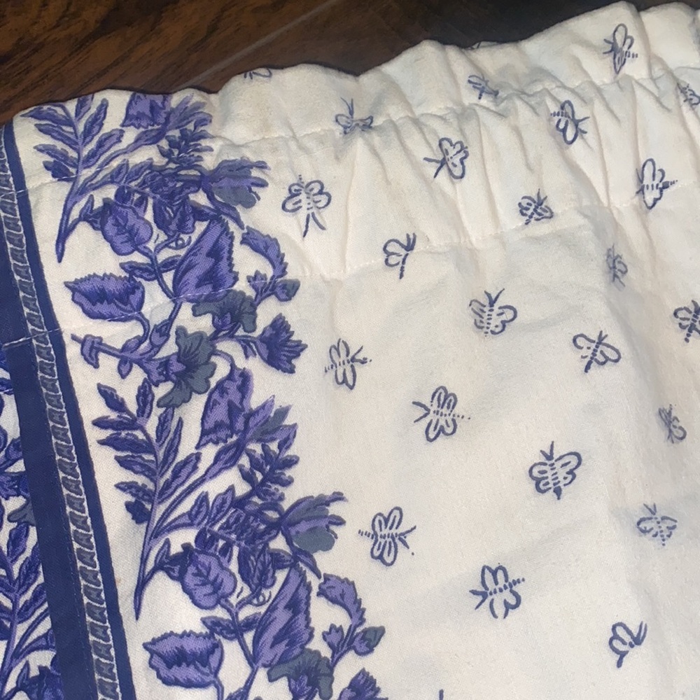 Williams Sonoma butterfly / dragonfly floral cafe curtains - Picture 3 of 4